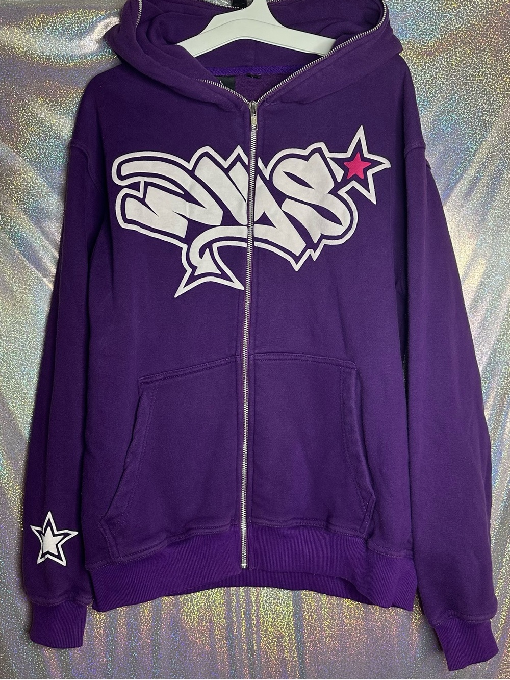 Watch Your Step WYS Branded Skate Skater Streetwear Puffy Logo Full Zip Hoodie